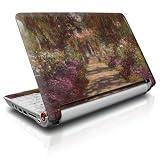 Monet - Garden at Giverny Design Protective Skin Decal Sticker for Acer (Aspire ONE) 10.1 inch (D150) Netbook Laptop ONLY