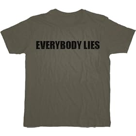 House M.D. Everybody Lies Charcoal T-shirt Tee