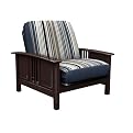 Stripe Chair Cover - Navy (Twin)