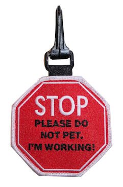 Do Not Pet Snap On Patch - Large