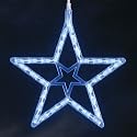 3 Stars in BLUE, Extendable LED system 4523-402 Christmas Lights - made by Konstsmide
