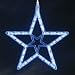 Outdoor Living : 3 Stars in BLUE, Extendable LED system, Christmas Lights