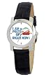 South Park Women's D1560S021 Eurus Collection Cartman Black Leather Watch