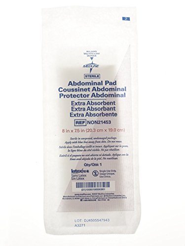 McKesson Sterile Abdominal Pads 360 Each / 20 box / 1 Carton / Case
