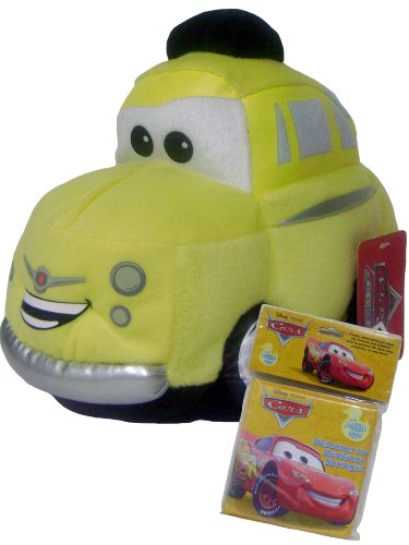 Disney Pixar Cars Luigi Plush Figure Bonus Bath Time Book