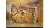 Gepard Bild Bilder 80x60 Super Wandbild Geschenk Deko