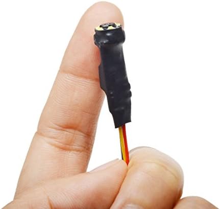 Kingmak Mini HD 480TVL CCTV Wired Camera FPV Security Pinhole Spy Cam with LED Light