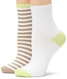 Anne Klein Women's 2-Pack Even Stripe/Tipped Shorties