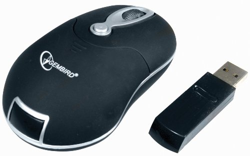 Gembird optische Notebook Maus schnurlos schwarz