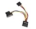 StarTech.com 4-Inch SATA Power Y Splitter Adapter Cable (PYO3SATA)