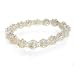 Jewelry : Glass Beads White Bracelet 'On the Ball Bracelet [White]' -Fair Trade Gifts