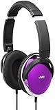 JVC HAS660W On-Ear Headphones, Violet