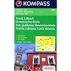 Triest - Laibach - Slowenische K�ste 1 : 75 000: Trst, Ljubljana, Slovenka obala. Trieste, Lubiana, Costa slovena. Wandern / Rad. GPS-genau