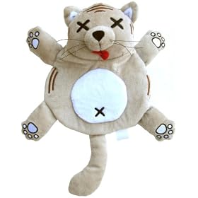 Dog Toy *NEW* - Roadkill Kitty (Chew Toy With Squeakys for Pets)