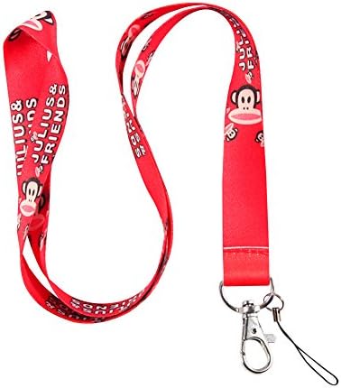 Purple &amp; Green Keychain Key Chain Lanyard Straps with Mini Silver Steel Spring Clips (MCL-105)