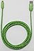 Fenix - 6 Feet - (3 pk) Nylon Braided Green Micro USB [V9] Universal Data Cable - Lightning Fast Charging & Transfer for Samsung, HTC, LG, Nexus, Motorola, Sony, Android Smartphone & Tablet