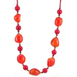 Fancy Shaped Bold Red Coral Bea