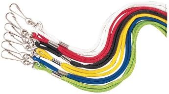 Champion Sports Heavy Duty Nylon Lanyard - Bulk Pack of 12