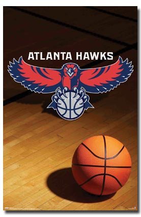 Trends Atlanta Hawks Team Logo Poster