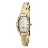 Peugeot Womens 7006G Gold-Tone Swarovski Cryst