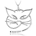 Jewelry : Forzieri Cat 18K Gold Diamond Pendant Necklace