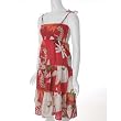 Funky People Floral Print Smoked Bodice Dress