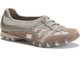 41olBUSMElL. SL160  Skechers Womens Bikers Grapevine Sneaker,Taupe,7.5 M