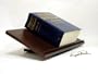 Swivel Book Stand, Large, Solid Hardwood