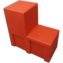 Forte 8002165 U-Link Merchandiser, 12" Length x 24" Width x 24" Height, Red (Case of 2)