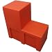 Forte 8002165 U-Link Merchandiser, 12" Length x 24" Width x 24" Height, Red (Case of 2)
