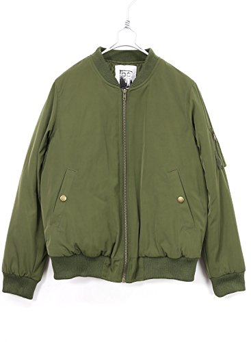 [アンドイット] and it_ 大人リブ切替 中綿 MA-1 ミリタリー ジャケット ブルゾン ミリタリーアウター