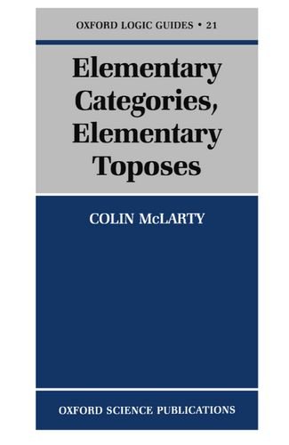elementary categories elementary toposes oxford logic guides