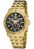 Invicta Men’s Pro Diver Collection Chronograph 18k Gold-Plated Stainless Steel Watch #6793