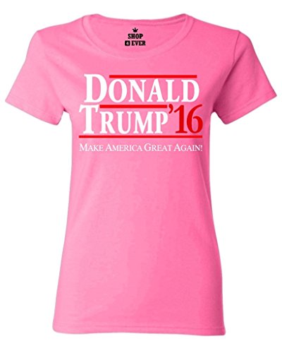 Shop4Ever® Donald Trump 2016 Women's T-Shirt Political Election Shirts