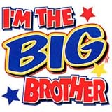 Toddler Bella T-Shirt : Im The Big Brother - Sibling New Baby Brothers