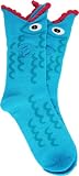 K. Bell Wide Mouth Socks (Comes in Various Aquatic Animals!) (Blue Fish)