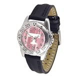 Tennessee Volunteers NCAA Mother of Pearl Sport Ladies Watch (Leather Band)