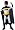 Child Batman Costume with Cape and Headpiece