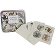 Cavallini Animals Stickers Labels 96 assorted in tin