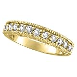 Semi-Eternity Diamond Band 14k Yellow Gold by Morris and David (0.45 ctw)