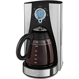 Mr. Coffee LMX43 12-Cup Programmable Coffeemaker, Stainless Steel
