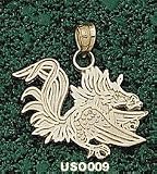 Univ Of South Carolina Gamecock 5/8 Charm/Pendant -14K/10K, Stainless Steel or Gold Plated