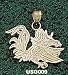 Univ Of South Carolina Gamecock 5/8 Charm/Pendant -14K/10K, Stainless Steel or Gold Plated
