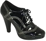 Garage Shoes - Sydney - Women's High Heel Shoe - Black Patent Size 4 UK