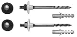 Duravit 0065000000 N/A Wall-Mounted Toilet and Bidet Hardware Kit 006500