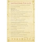 (24x36) Instructions For Life by Dalai Lam Art Poster Print
