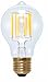 Ag-Eco Retro Filament A19 Clear, 6 Watt, 2200K, Replacement for 50 Watt Classic Light Bulb