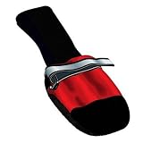 Fleece-Lined Dog Boots in Red (Set of 4) Paw Size (Back to End of Nails): XX-Small - 2.25"