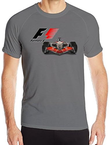 MFET Men's Formula 1 Logo Running T-shirt XL DeepHeather