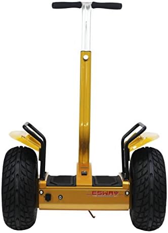 Chafon Es01 2014 New Cross-country Type Personal Transporter-2 Wheels Self Balancing Electric Standing up Scooter/Motorcycle/Ebike-Outdoor Sports Kids Adult Transporter with LED Light and Power Display Perfectly Suitable for Night Riding Amateur (Gold)